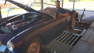 Dyno Run MGA Twin Cam