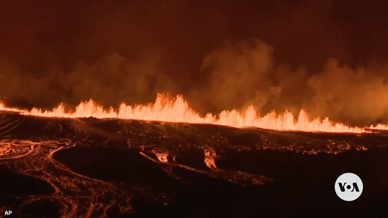 Volcano in Iceland erupts for sixth time since December | VOA News