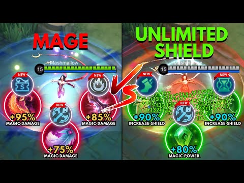 Esmeralda Mage Build vs Esmeralda Unlimited Shield