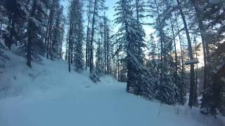 preview picture of video 'Première journée de ski de la saison Vars La foret blanche'