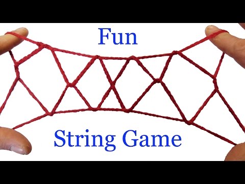 String Tricks! How To Do The Jacob's Ladder String Figure Step By Step