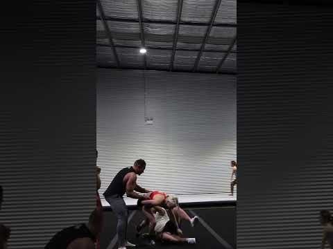 She’s so dramatic 😂 #fail #shorts #cheer #stunt #stuntfails #fails #cheerleader #cheerleading