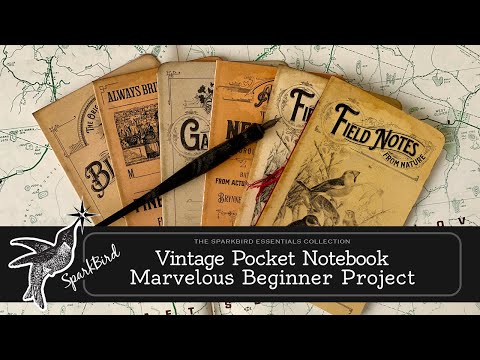 KIT TIPS: Pocket Companions with warm vintage vibes. Perfect journal add-ons. GREAT beginner project