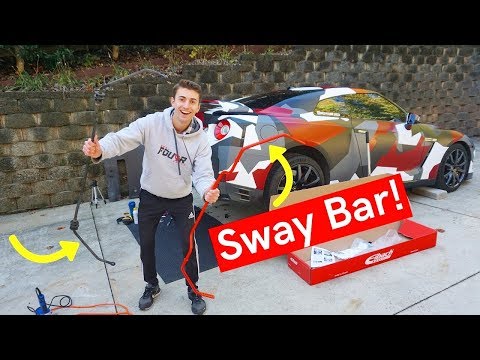 Installing a CHEAP Sway Bar For My R35 Nissan GT-R!! *MUST HAVE*
