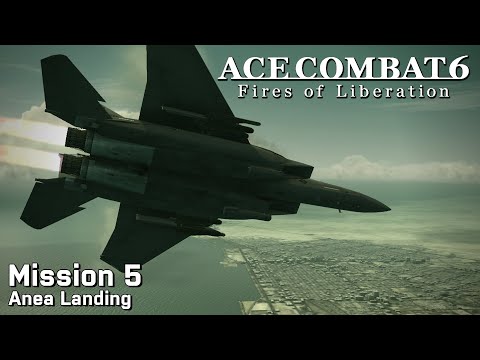 Ace Combat 6: Mission 5 - Anea Landing (Ace Difficulty)