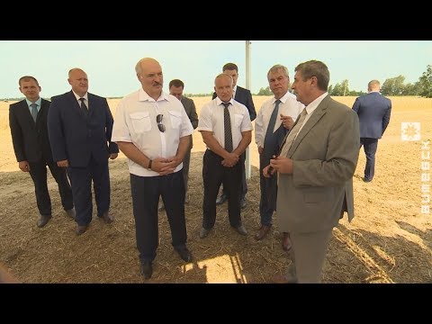 Президент побывал в Миорском районе (03.08.2018)