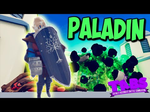 RPG TABS Faction MOD! Paladin vs Every Faction 1v1 - TABS MODS GAMEPLAY