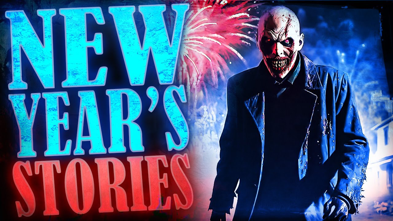 4 True Scary NEW YEAR'S Horror Stories - Black Screen with Ambient Rain Sounds #blackscreen