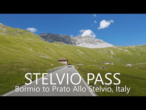 Stelvio Pass Scenic Drive 4K | Bormio to Prato Allo Stelvio, Italy
