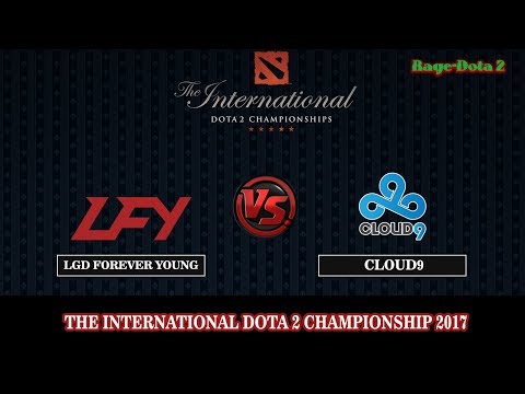 LGD Forever Young VS Cloud9 BO2 ( Game 1) | DOTA 2 The International 7 (TI7) 2017