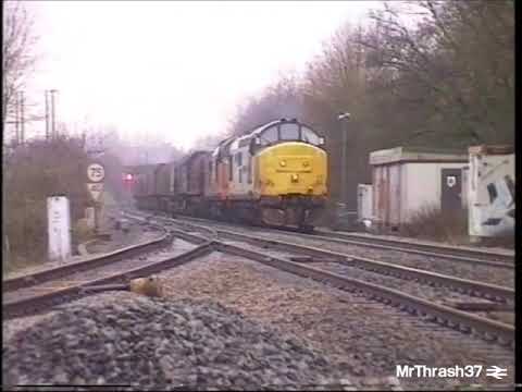 Double Headed Class 37’s on the Dee Marsh Steel