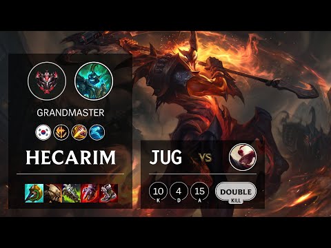 Hecarim Jungle vs Lee Sin - KR Grandmaster Patch 11.9