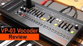 Video thumbnail for Roland VP-03 Vocoder Synthesizer User Review VP-330 Boutique by gstormelectro