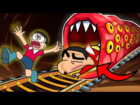 Shinchan Escape the Horror Train 😰