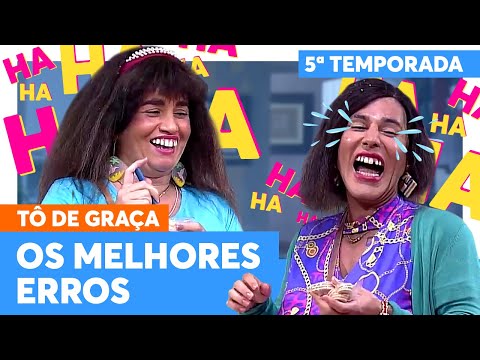 TODOS os ERROS DE GRAVAÇÃO de TÔ DE GRAÇA! | Tô De Graça | Humor Multishow