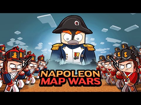 NAPOLEON MAP WARS - France vs British vs Prussia! (Minecraft)