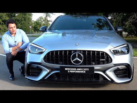 2023 Mercedes AMG C63 S - NEW 680HP Sedan Review Sound Interior Exterior Infotainment