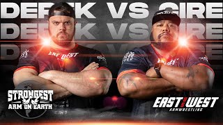 DEREK SMITH VS CIRE BROWN STRONGEST ARM ON EARTH MATCH PREVIEW