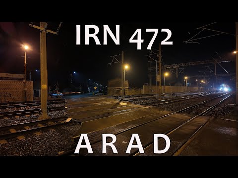 IRN 472 (Bucuresti Nord - Budapest Keleti) in Arad Central Station. IRN 472 in Statia Arad. #train