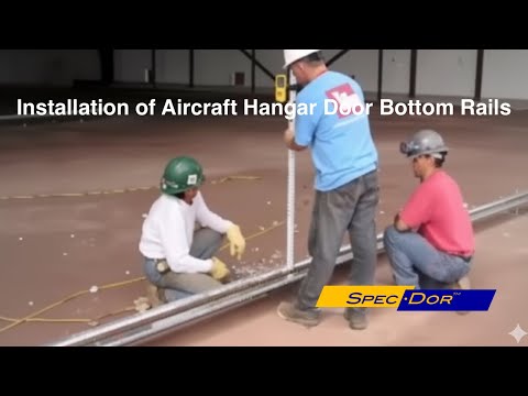 Aircraft Hangar Door Rail Fast Install