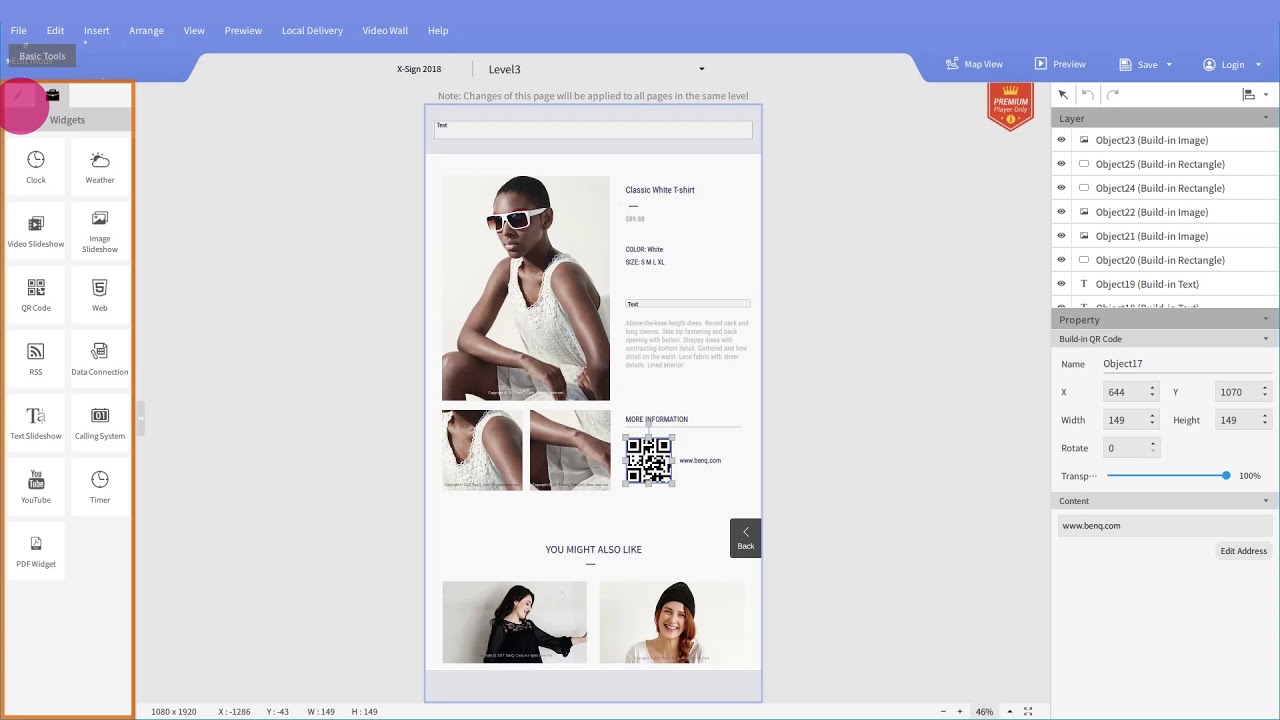 [X-Sign 2.0]How to use the Interactive Template