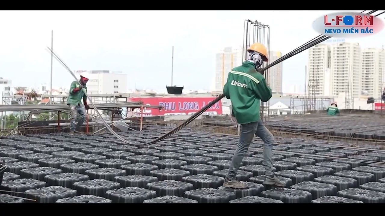 [THI CÔNG] CÁC BƯỚC THI CÔNG SÀN HỘP KHÔNG DẦM LFORM NEW-NEVO