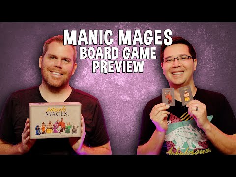 Preview of Manic Mages - Fantasy Dungeon Building Board Game