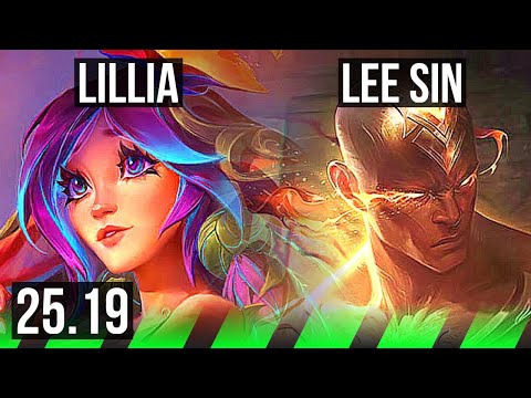 LILLIA vs LEE SIN (JGL) | Legendary | KR Diamond | 25.19