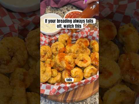 Crispy Fried Shrimp that’s comes out perfect every time! My tips and tricks walk you through it.