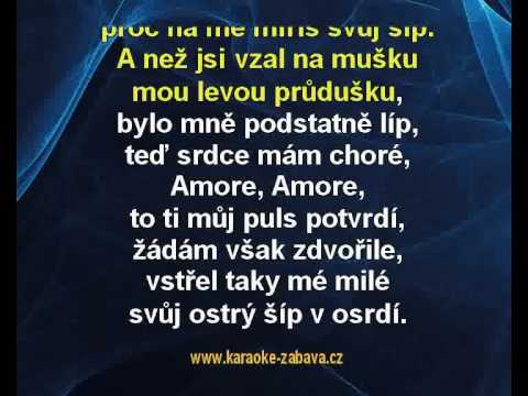 Karaoke klip Amore Amore - Yvetta Simonová, Milan Chladil