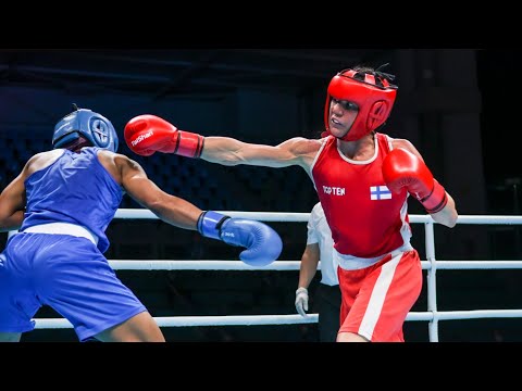 Caroline Dubois (GBR) vs. Mira Potkonen (FIN) European Olympic Qualifiers 2021 (W60kg)