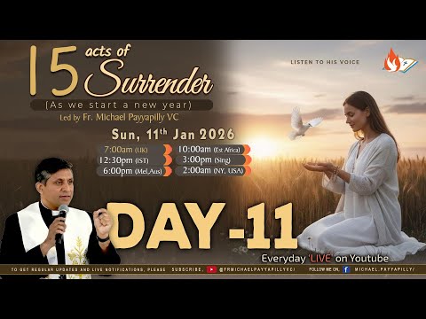 Listen to His Voice - 15 Acts of Surrender for 2026 - Day 11