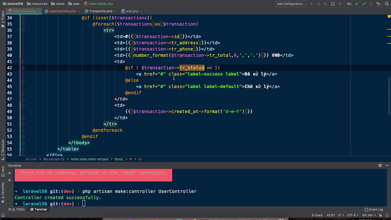 Bài 62 -1 Chỉnh sửa query - Xây dựng website bán hàng Laravel