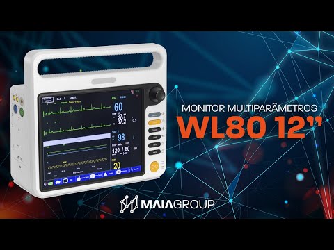 Monitor Multiparâmetros WL80 12"