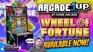 Arcade1Up Wheel Of Fortune Deluxe CasinoCade Available Now!