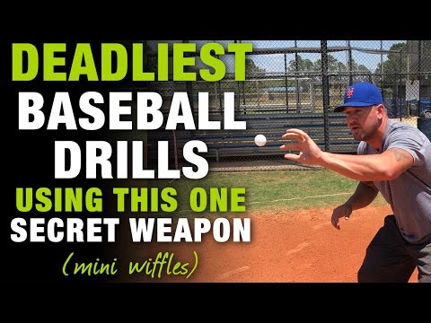 Top 10 DEADLIEST Baseball Drills You Can Do With This ONE SECRET WEAPON! [Mini Wiffle Ball Drills] thumbnail