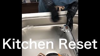 【キッチンリセット】夫がキッチンを使った後のキッチンリセット 面倒くさがりのキッチンリセット
