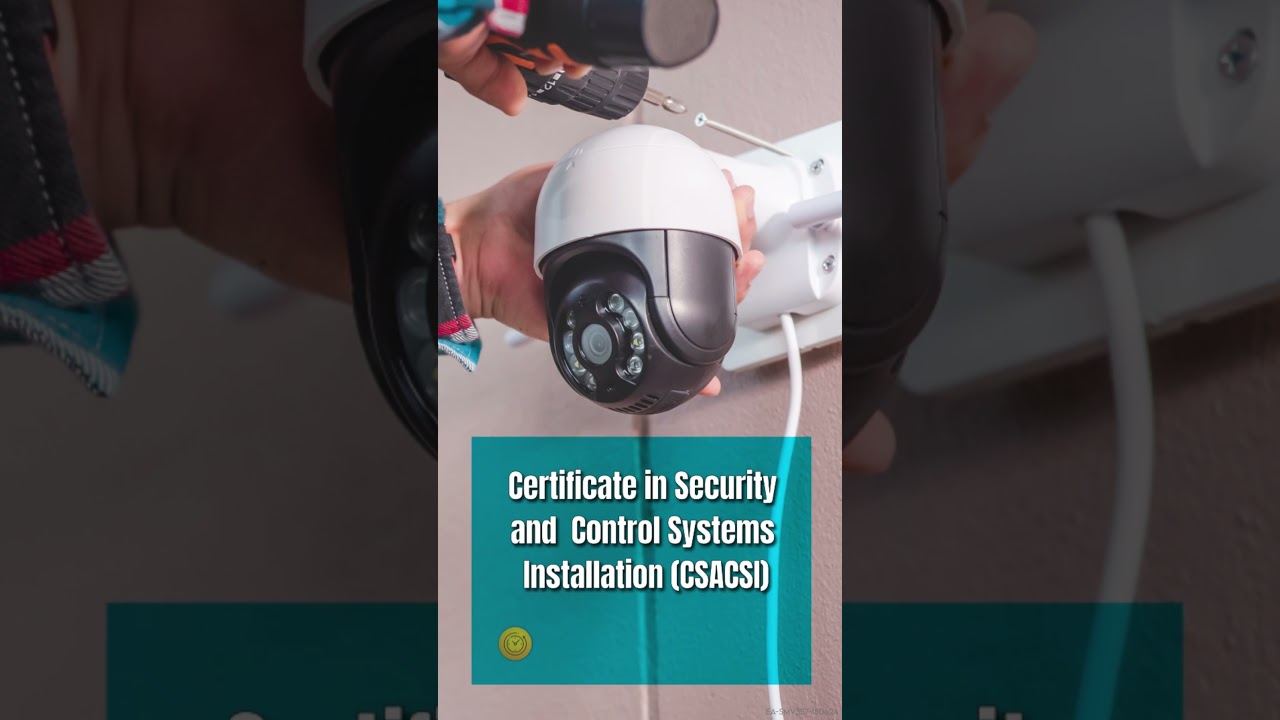 Certificate in Security and Access Control Systems Installation #eversafeacademy #shorts