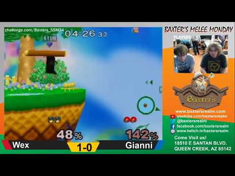 Baxter's SSM #34 - Gianni (Samus) vs Wex (Marth)