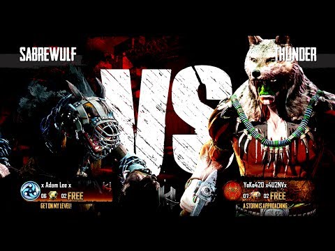 Killer Instinct: Ranked Match #58, xAdamLeex VS YoKo420 x4U2NVx! (Sabrewulf VS Thunder!)