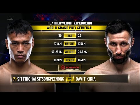 Sitthichai Sitsongpeenong vs Davit Kiria full fight