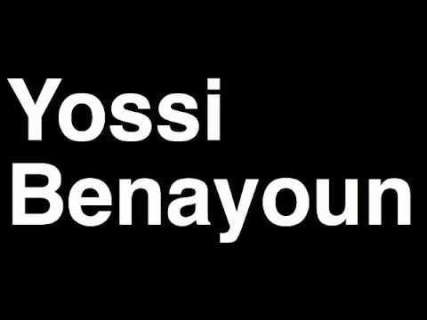 How to Pronounce Yossi Benayoun Arsenal FC Football Futbol Goal Penalty Kick Yellow Red Card Injury
