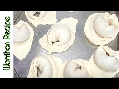 চিকেন অনথন বানানোর পারফেক্ট রেসিপি/Restaurant Style Chicken Wonton Recipe/Crispy Onton recipe Bangla