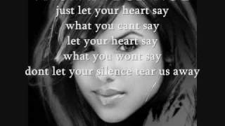 speak up kristinia debarge with lyrics
