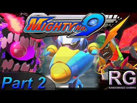 Mighty No. 9 - Xbox 360 - Full playthrough, no deaths part 2, Ending & Ray DLC stage [HD 1080p]
