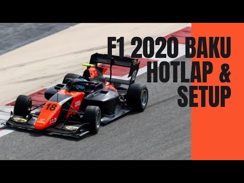 F1 2020 F2 Baku hotlap + setup 1.49.561