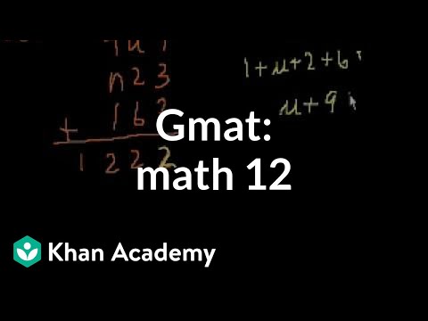 GMAT Math 12