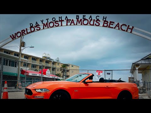 Driving Worlds Most Famous Daytona Beach Florida USA