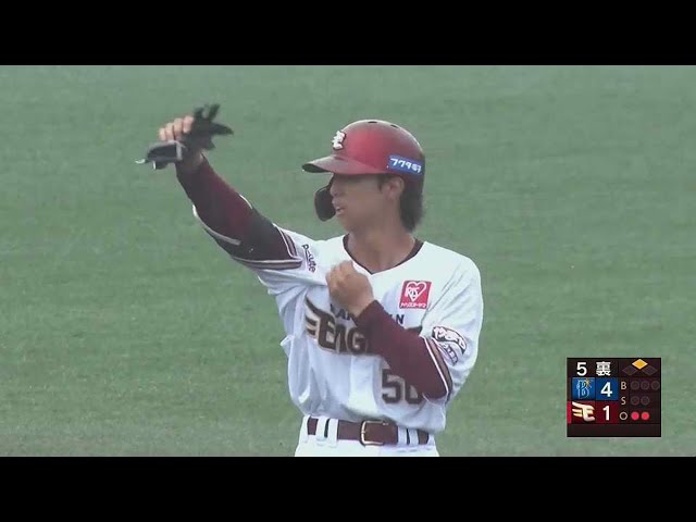 【ファーム】バースデーヒット!! イーグルス・武藤敦貴 2ベースヒットでチャンスメイク!!  2023年6月15日 東北楽天ゴールデンイーグルス 対 横浜DeNAベイスターズ