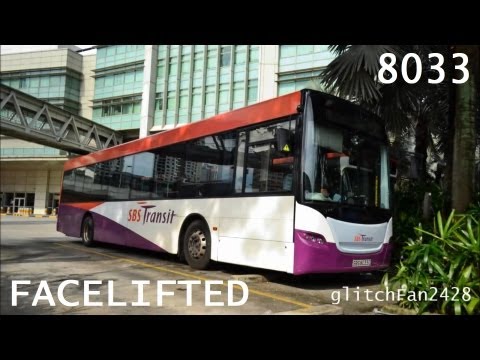 [SBST] SBS8033D Facelifted Scania K230UB Demo @ Toa Payoh Int Arrival and Departure